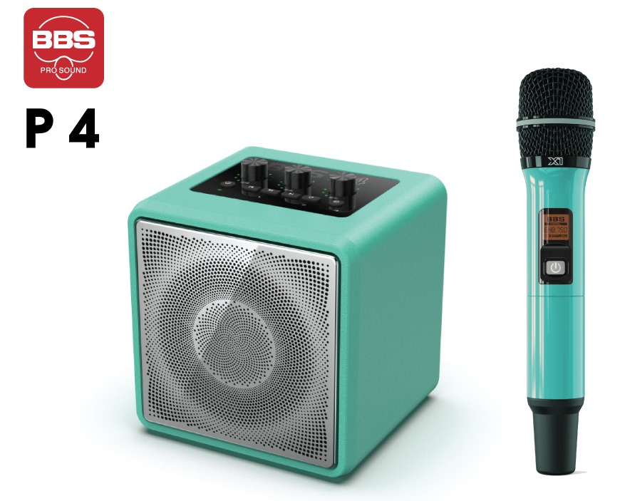 Loa xách tay Mini Karaoke BBS P4, Bass 4in